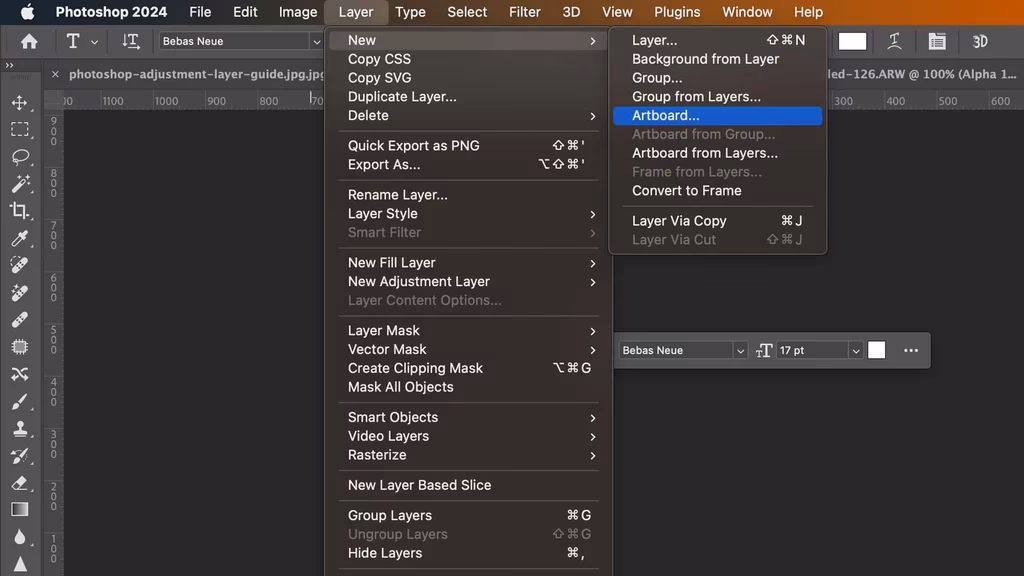 How to add artboard tool?