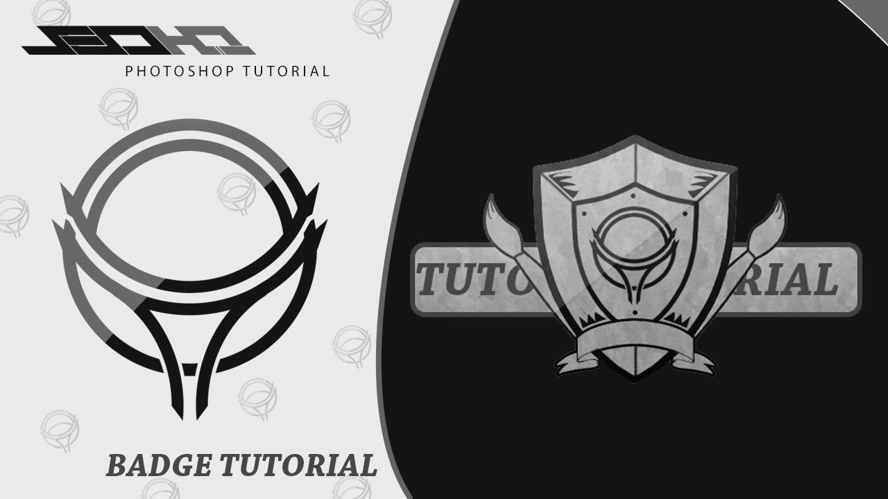 How to make a badge using Photoshop?