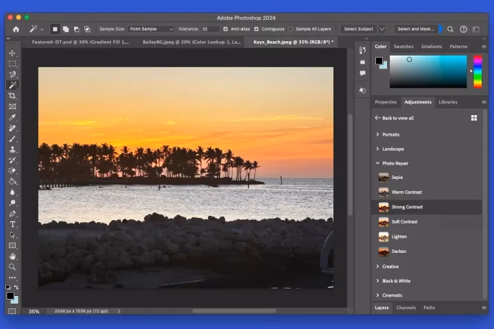 Should I increase contrast or brightness?