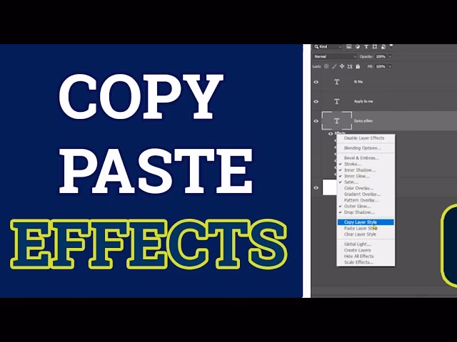 How do I copy edits from one layer to another in Photoshop?