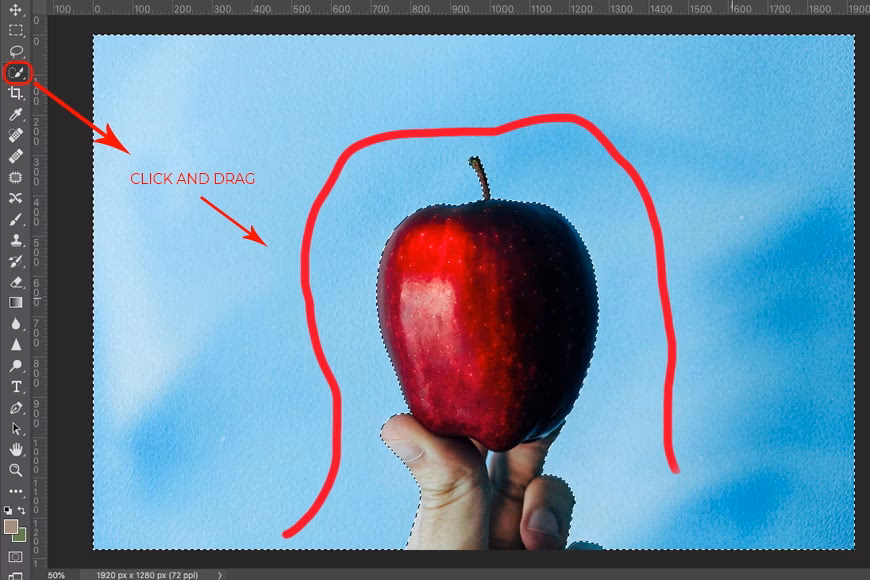 How to isolate an object in Photoshop?
