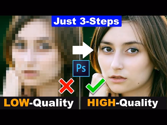 How do you smooth a pixelated object in Photoshop?