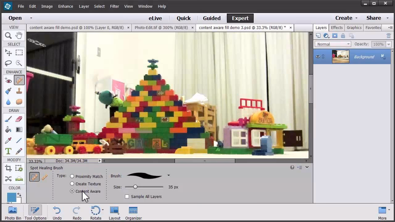 What is the difference between content-aware fill and generative fill?