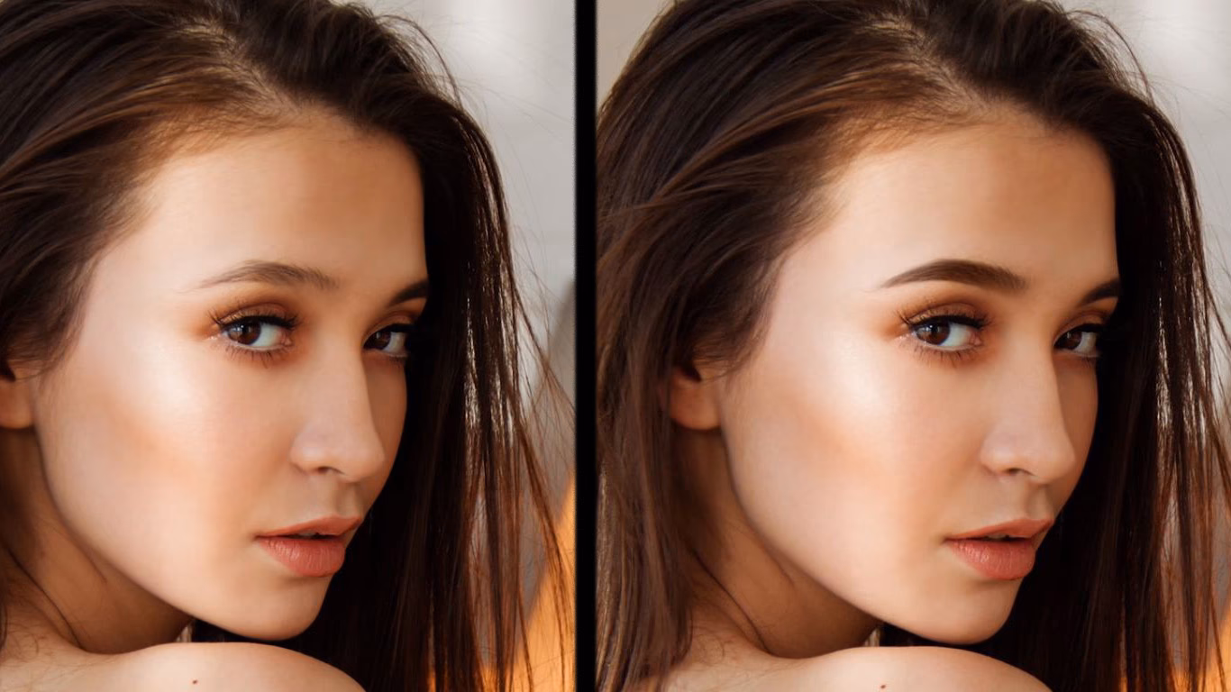 How can I edit my eyebrows in a picture?