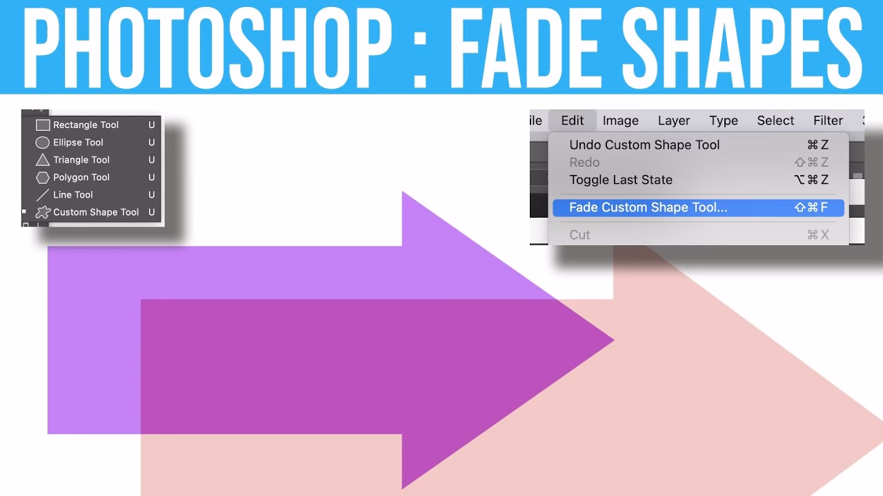 How to fade selected area in Photoshop?