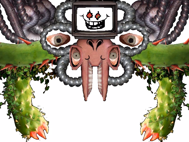 Why does Photoshop Flowey look like that?