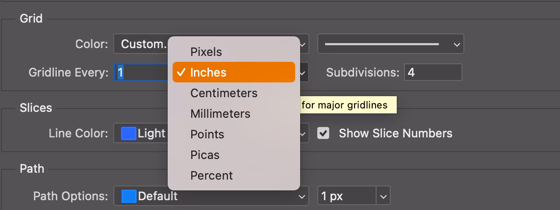 What is the grid shortcut key?