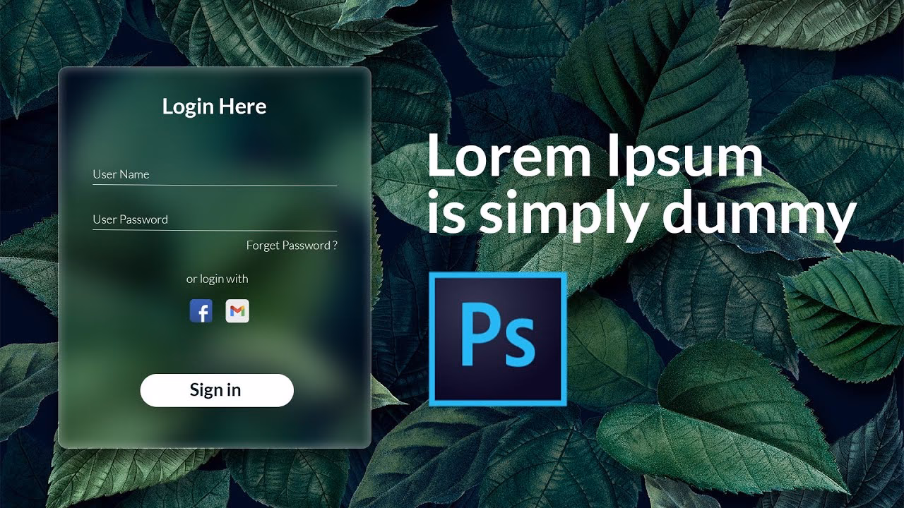 How do I login to Photoshop?