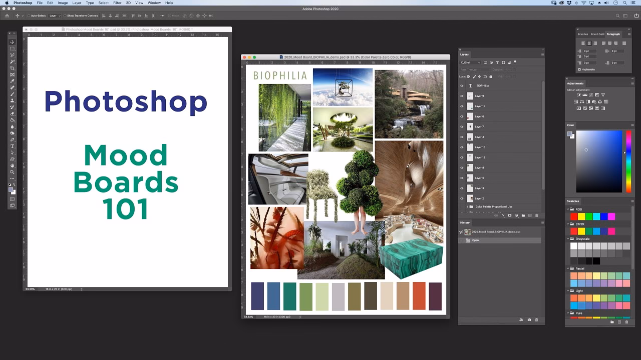 What is the best Adobe program for mood boards?