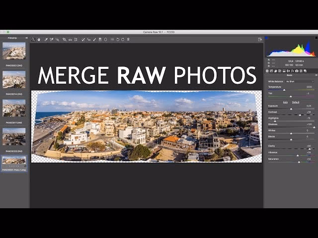 How to make a seamless panorama?