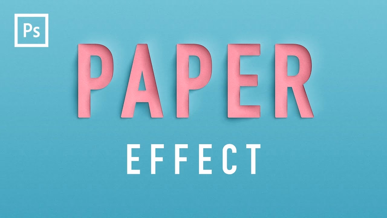 How to give something a paper texture in Photoshop?