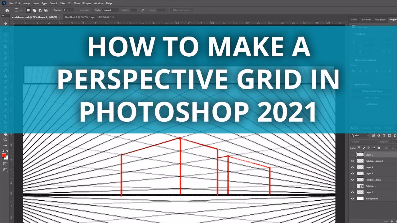 Hvordan laver man en lige streg i Photoshop?