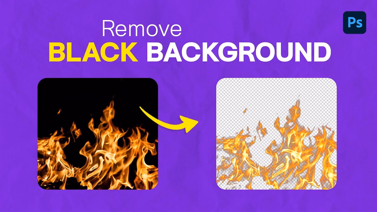 How do I remove the black area from a picture?