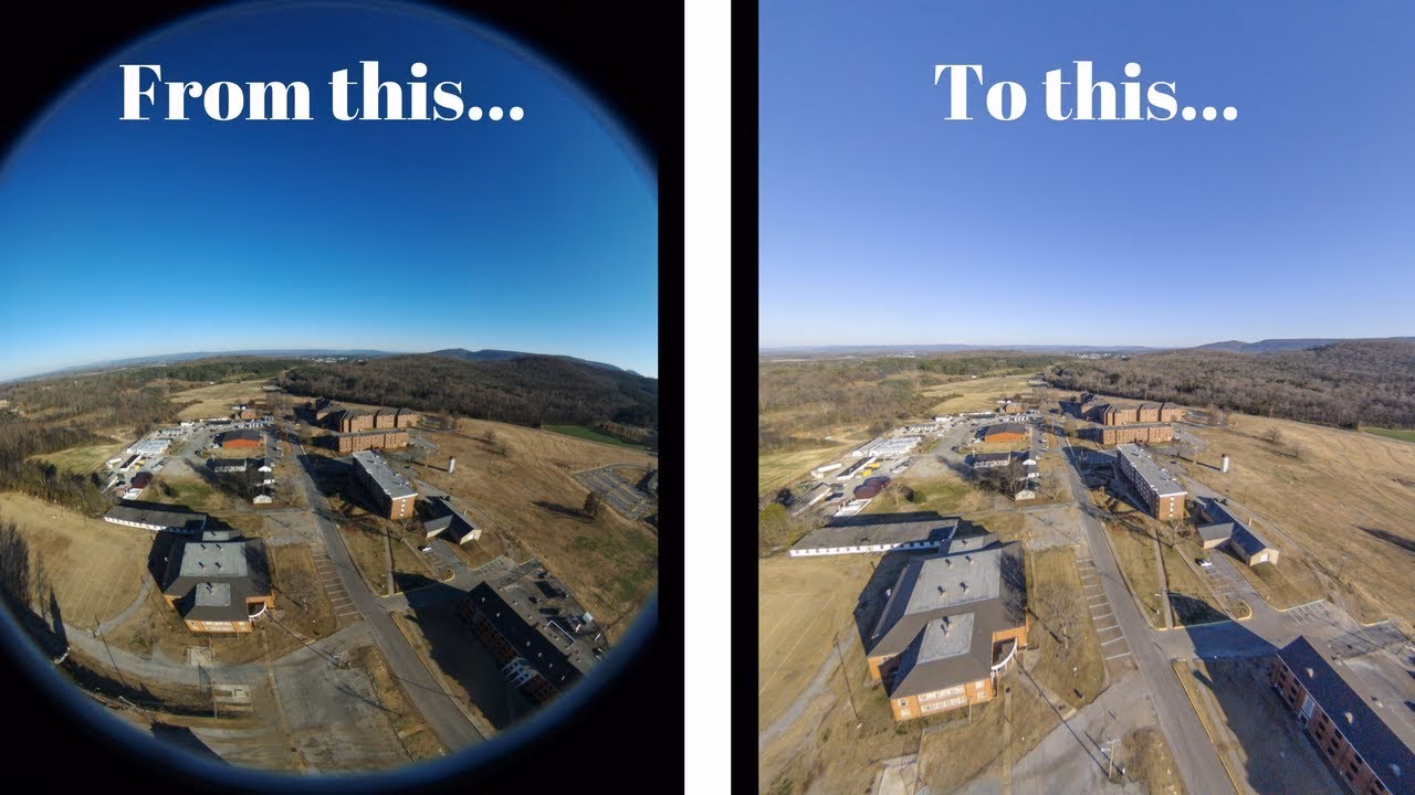 How do you get rid of fisheye effect?