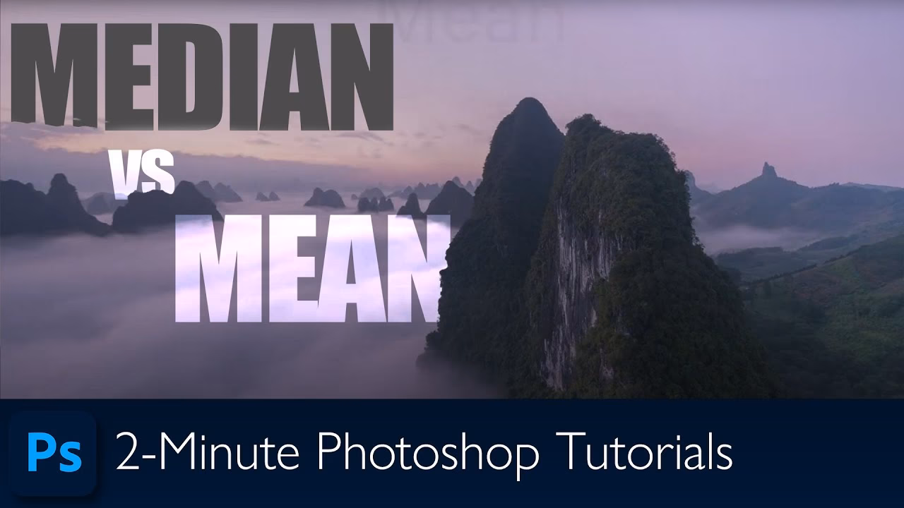 What is the median effect in Photoshop?