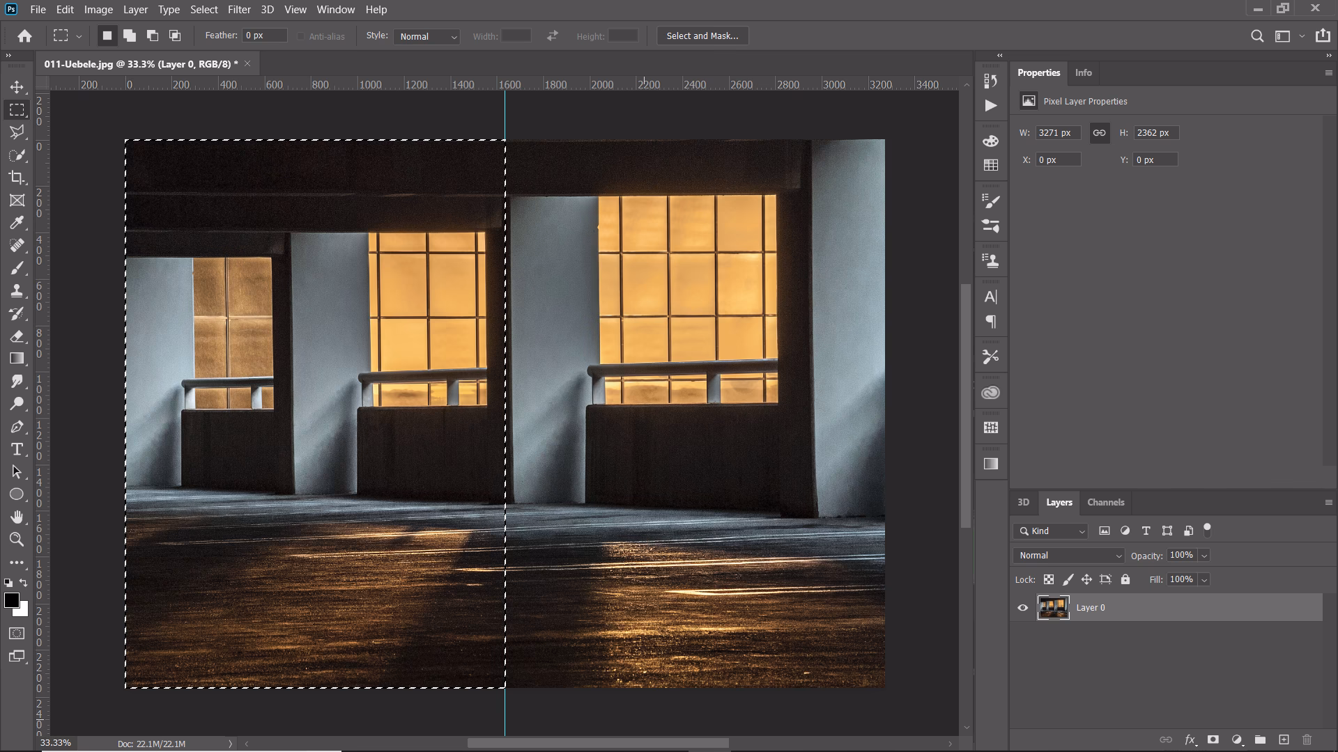 How do you change only part of an image in Photoshop?