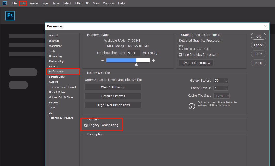 Why are shortcuts not working in Photoshop?