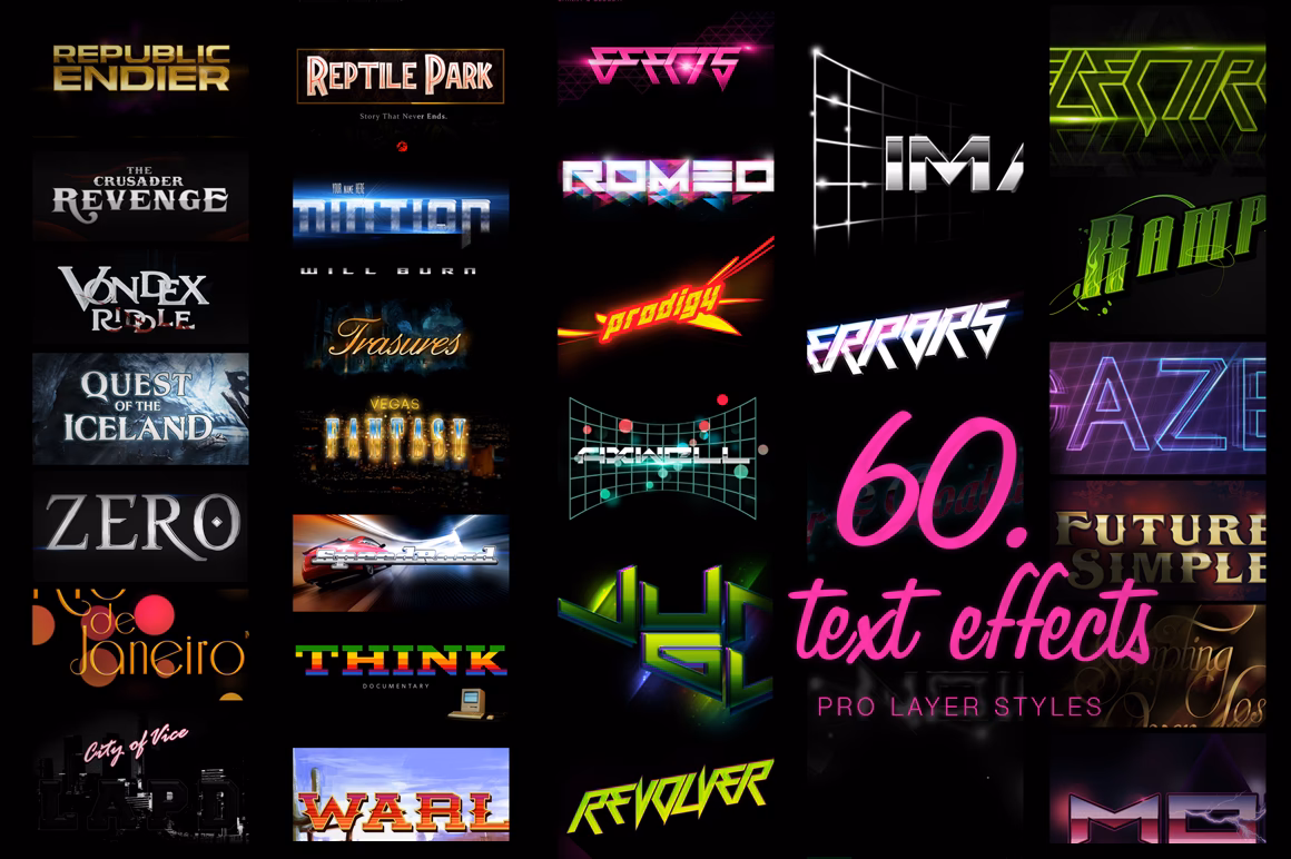 How many layer styles are in Photoshop?