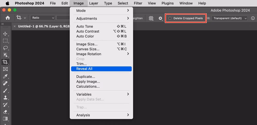 How to restore a cropped image?
