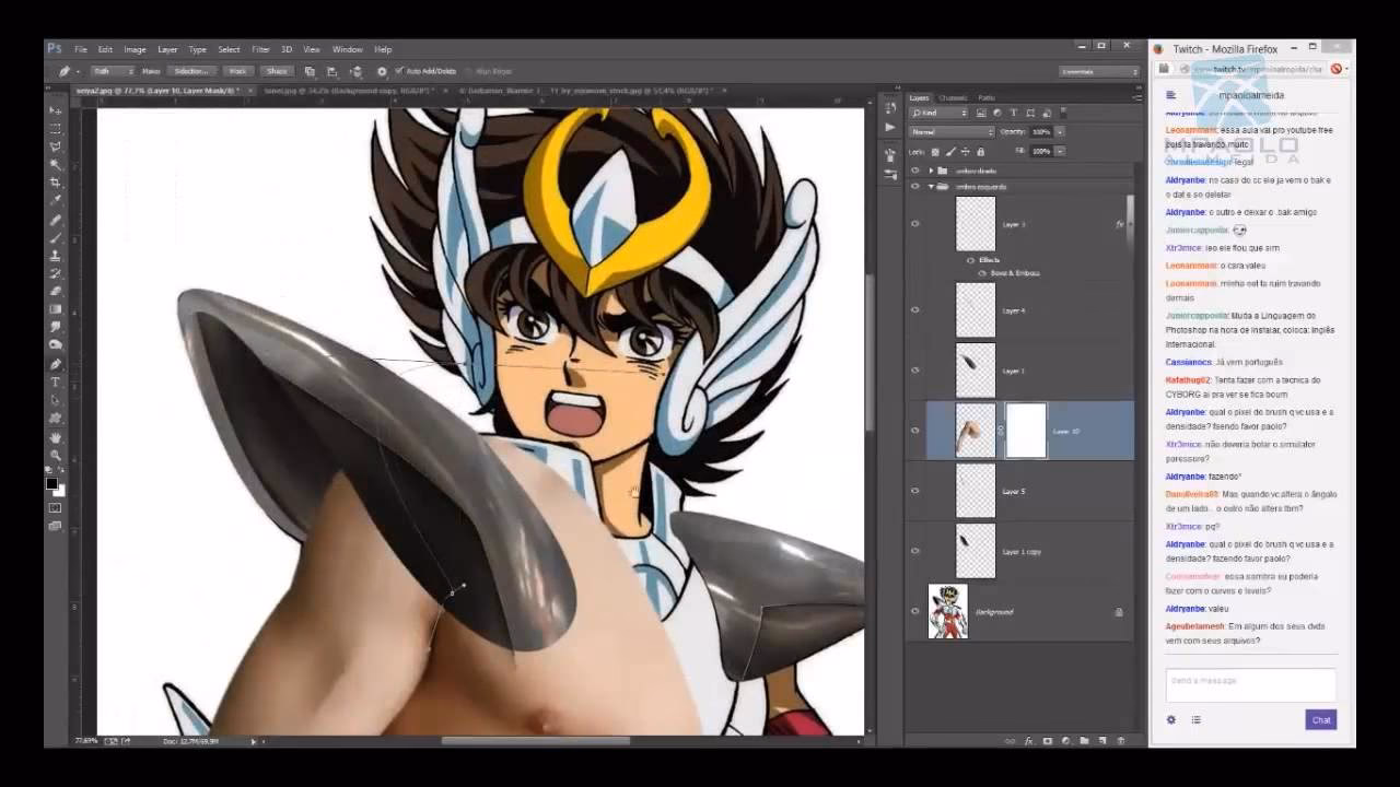 How do you rasterize in Photoshop?