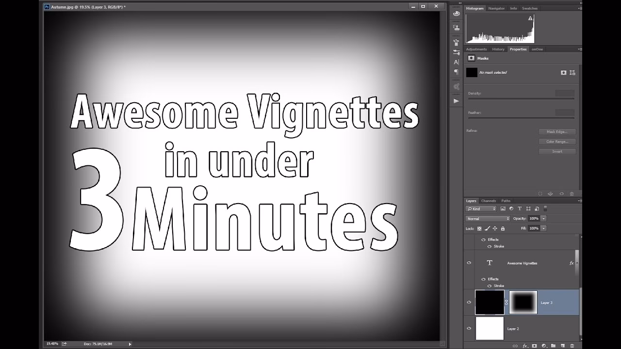 How do you add a vignette effect?