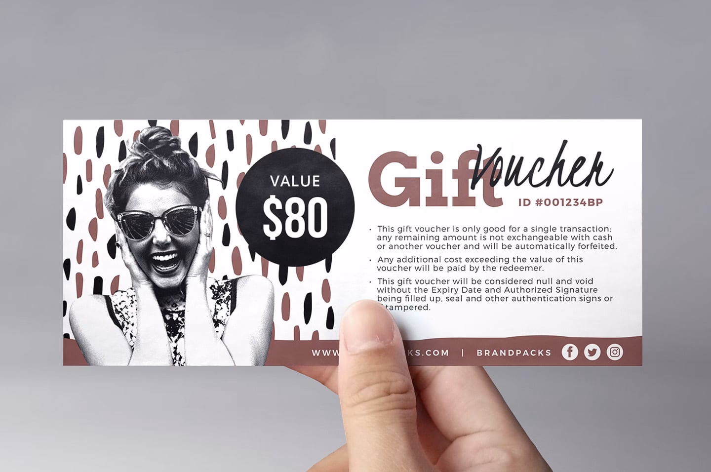 How do I create a template voucher?