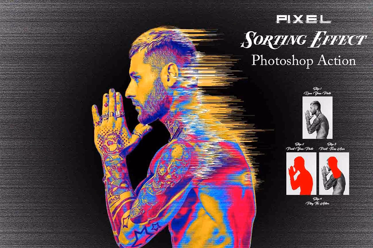 What is the pixel sorting effect?