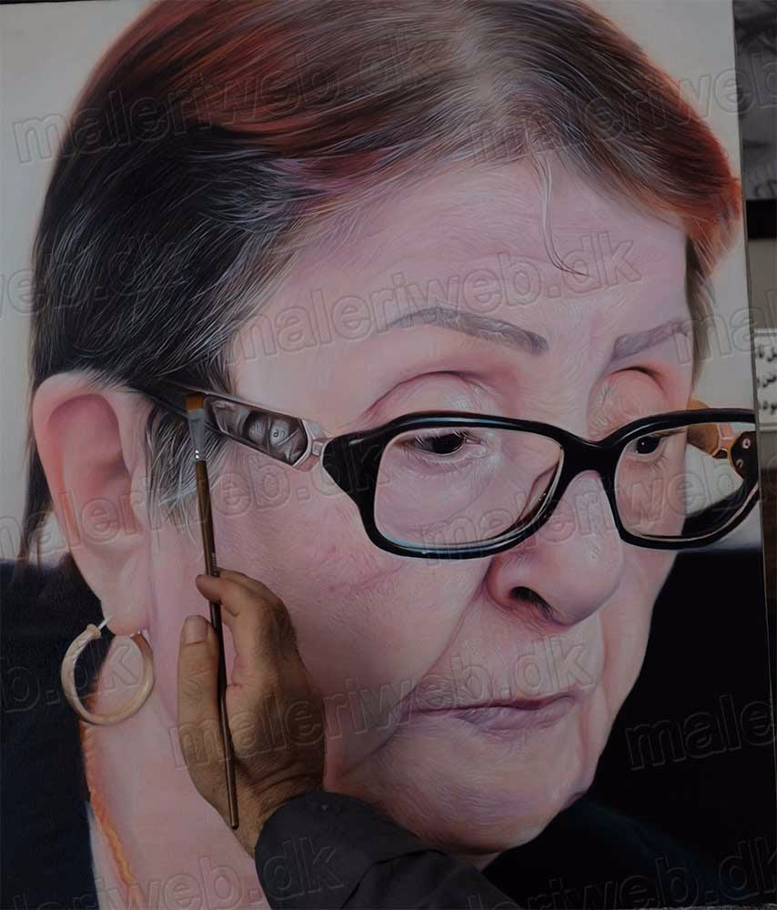 Hvad kendetegner et portrætmaleri?