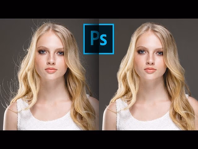 How to make hair look smooth in Photoshop?