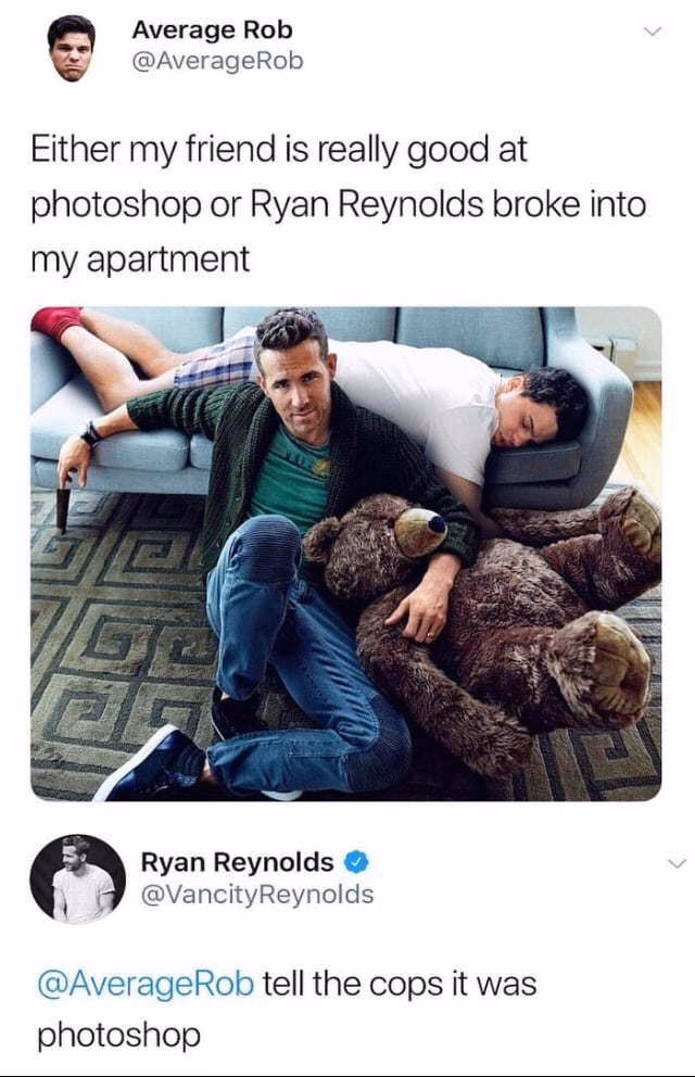 Was Ryan Reynolds dad a police officer?