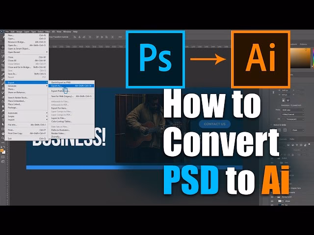 How do I save a File as AI?