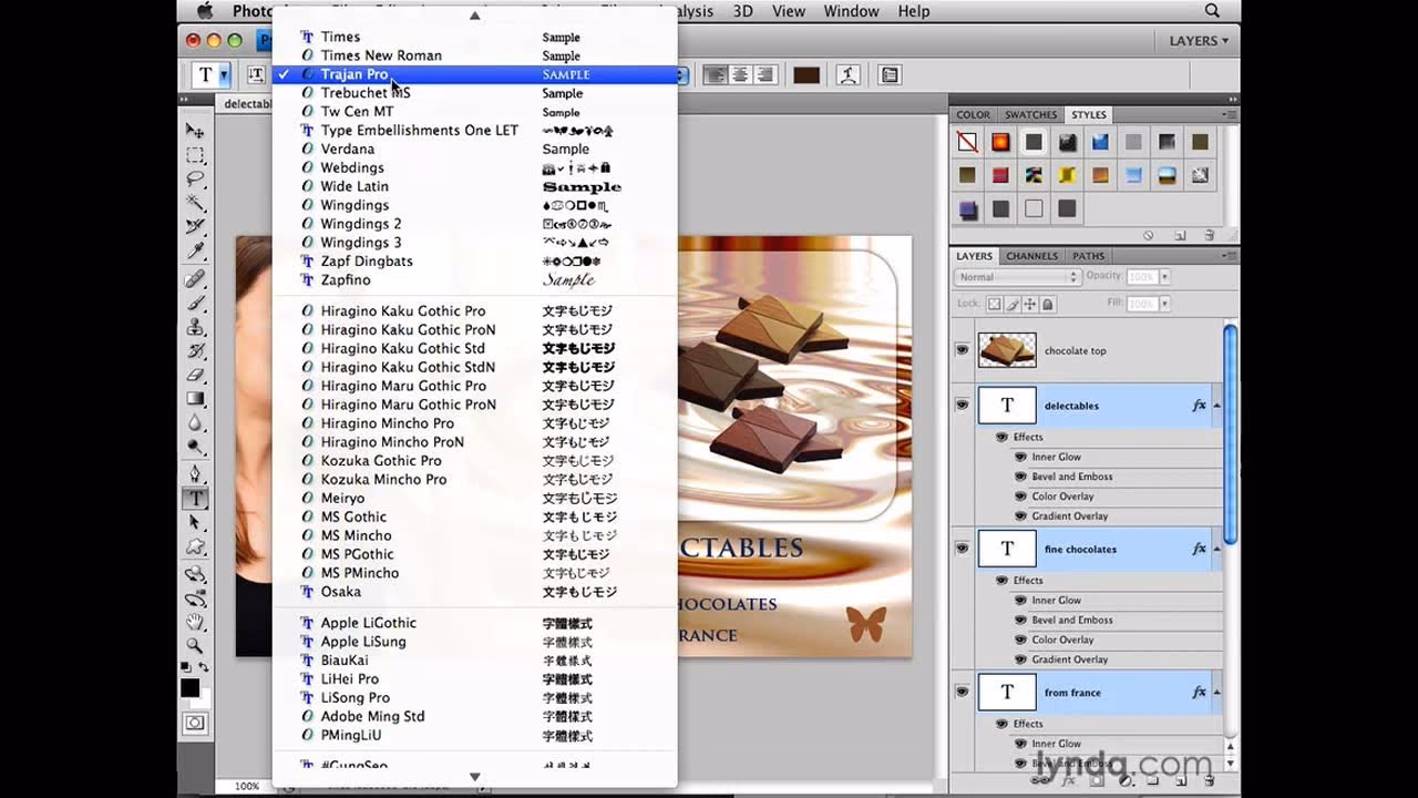 How do I select all images in Adobe Photoshop?