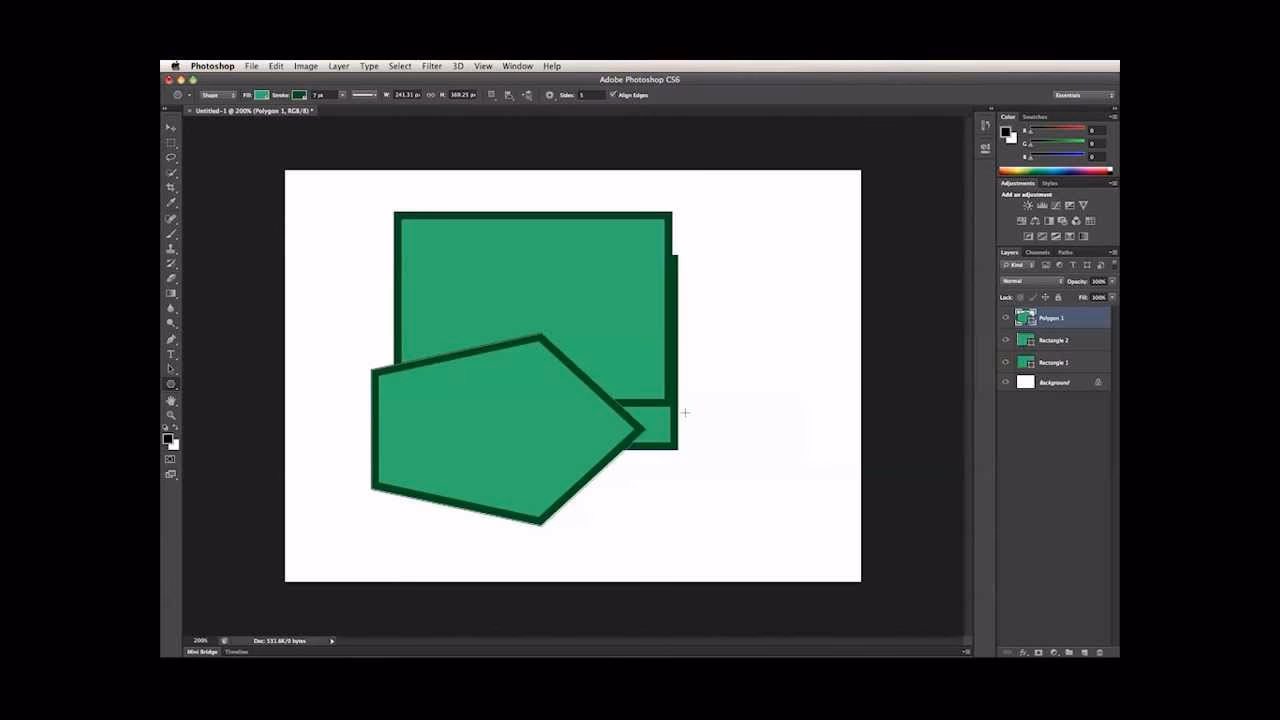 How do you create a shape layer?
