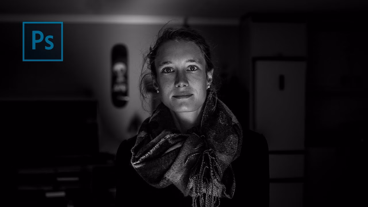 How can I enhance a black and white photo?