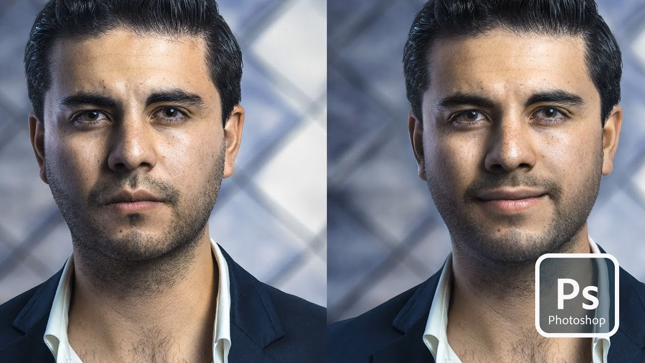 How to make a person smile in a picture?