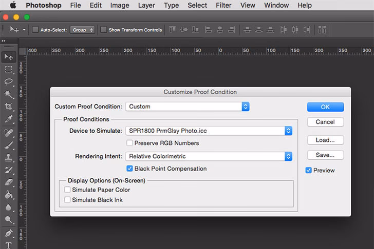 What is the purpose of soft proofing an image?