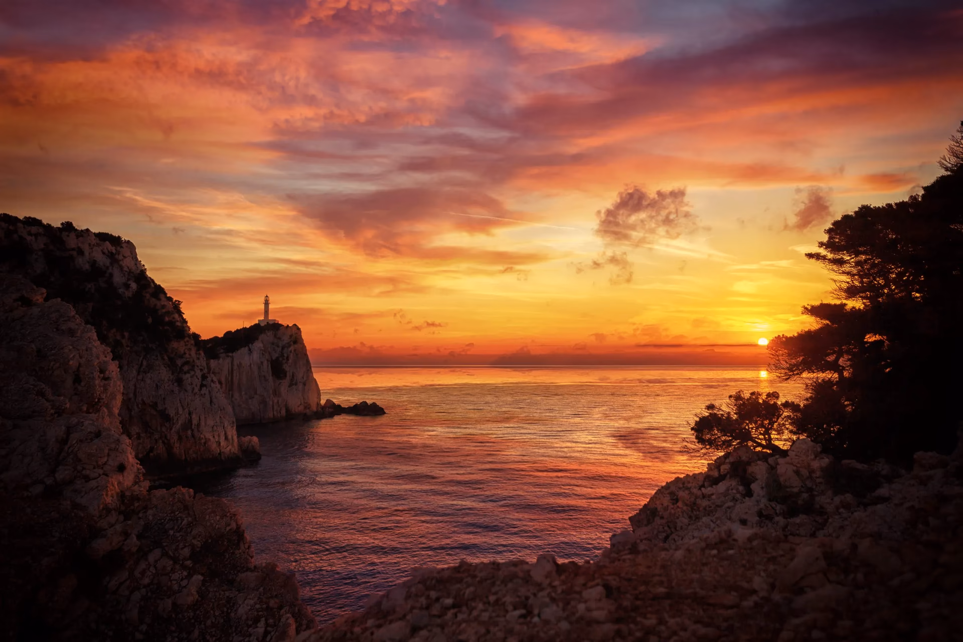 Hvordan tegner man en solnedgang?