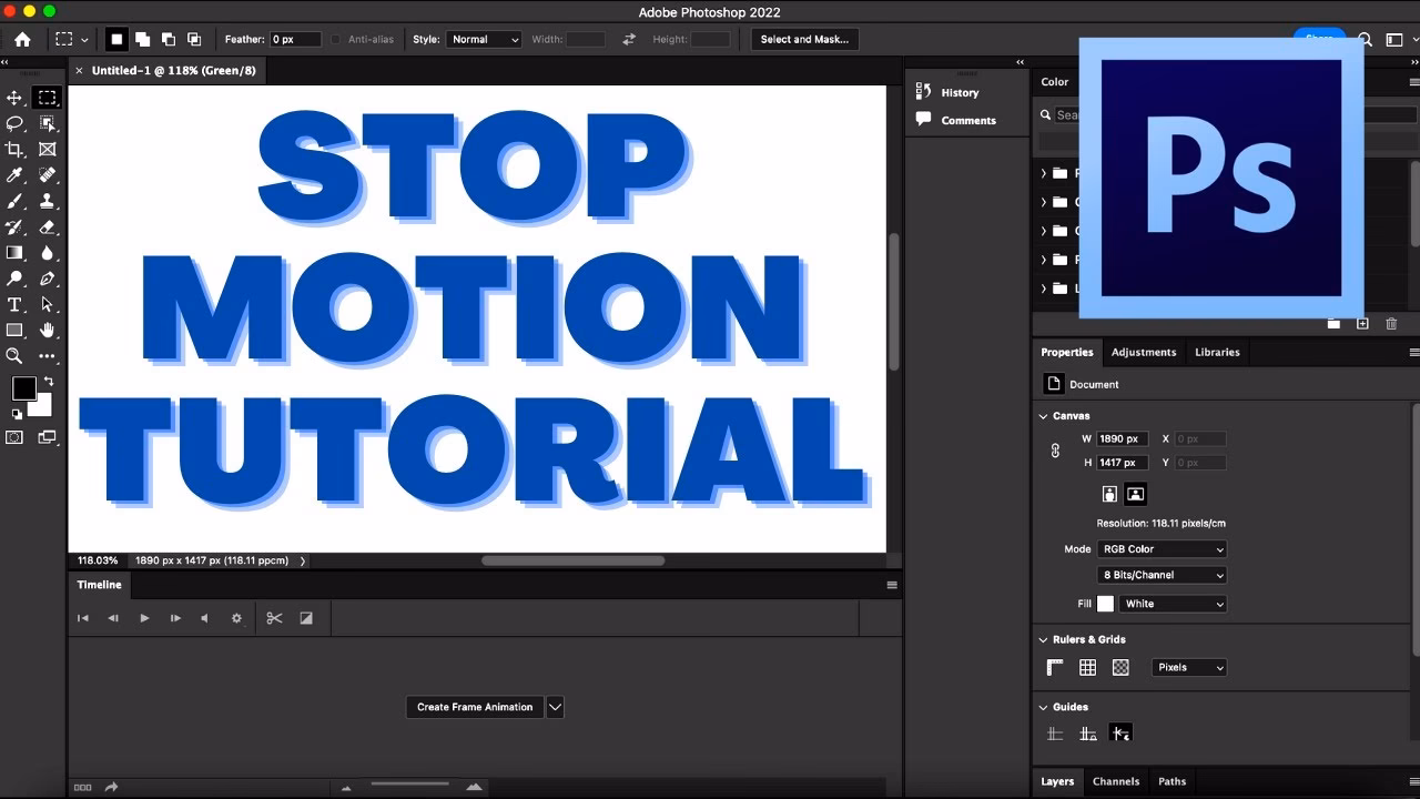 How to create a slow motion effect in Photoshop?