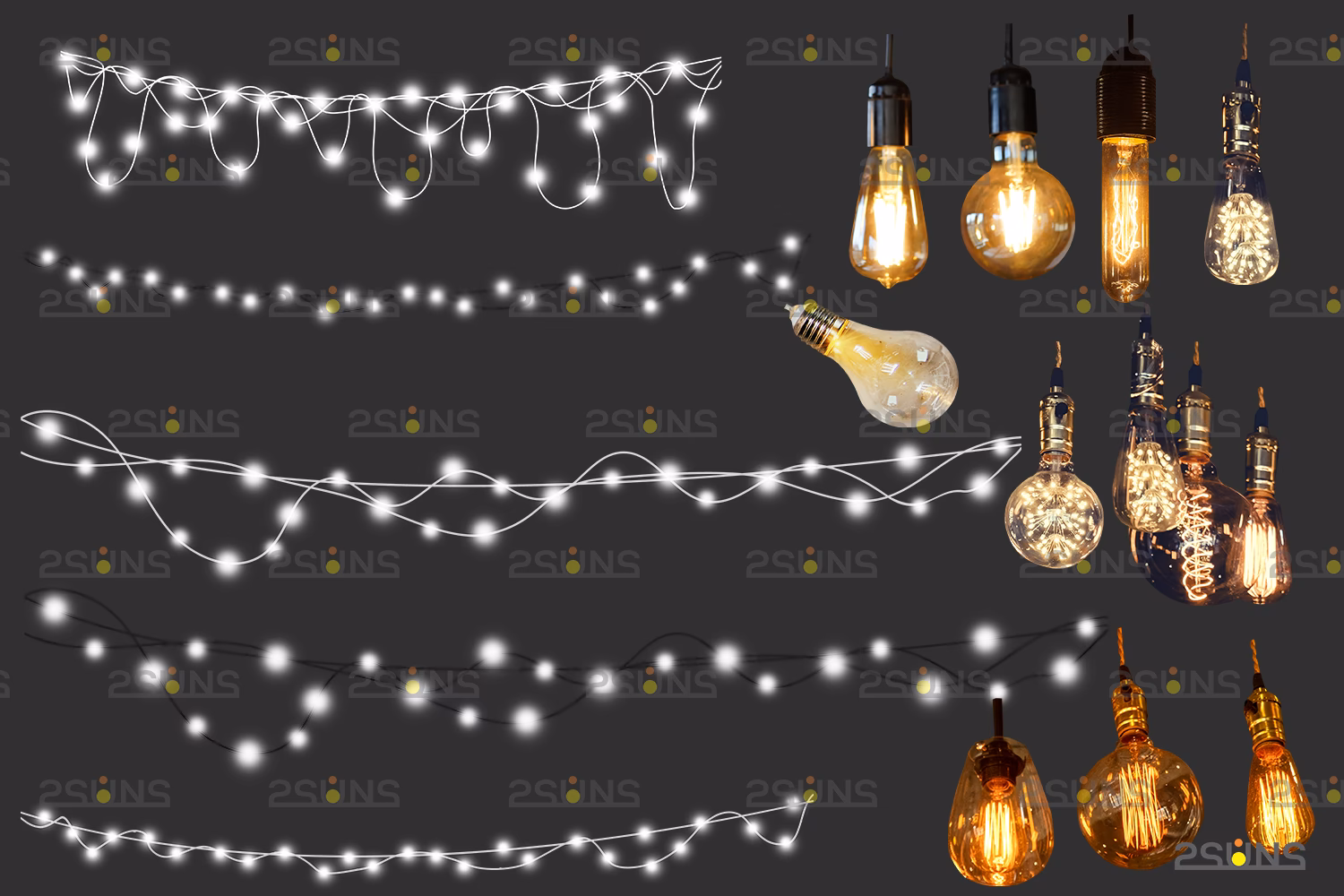 How do you take pictures with string lights?