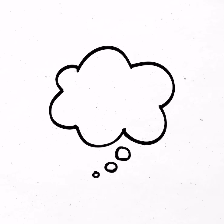 How to make a thought bubble in Photoshop?