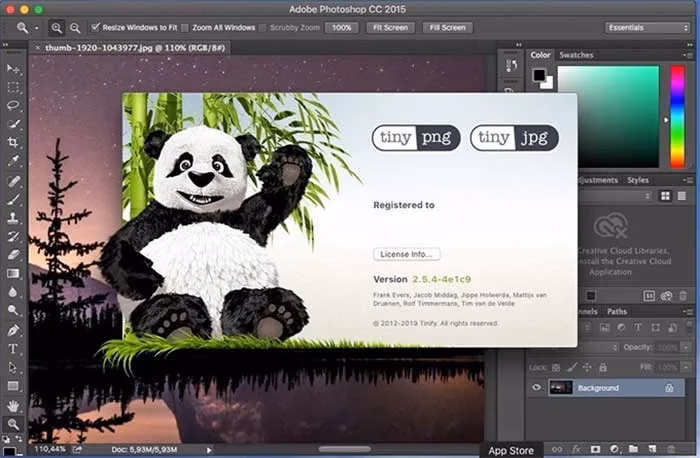 How to install TinyPNG Photoshop plugin?