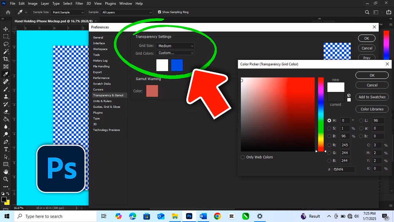 Is there a color code for transparent?