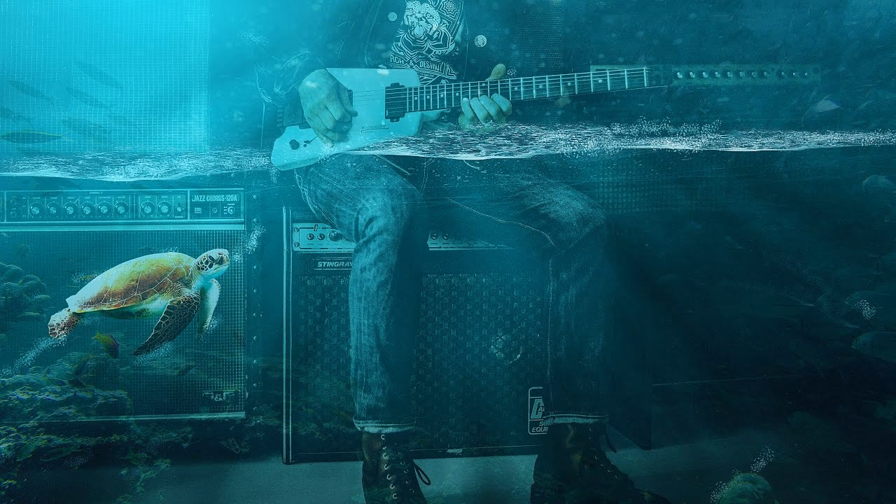 What software is used to edit underwater photos?