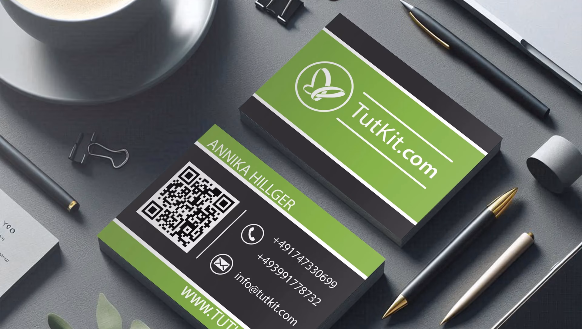 Hvordan printer jeg visitkort?