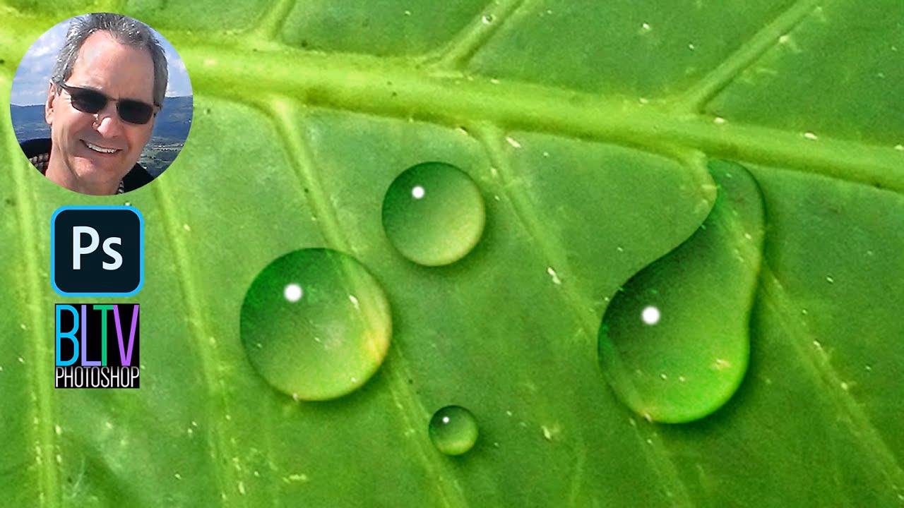 How to make a water drop in Photoshop?