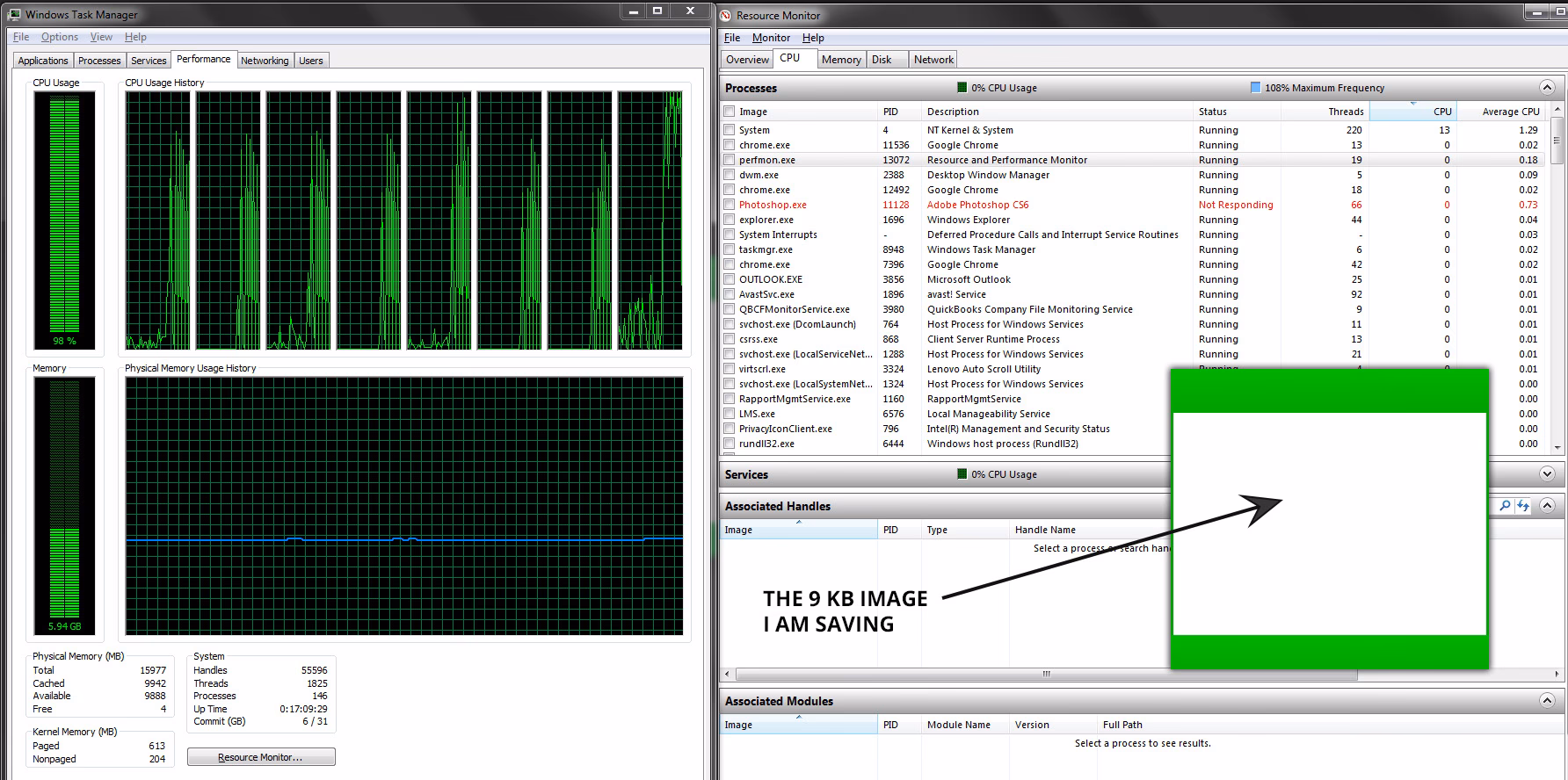 How to fix Photoshop not enough memory?